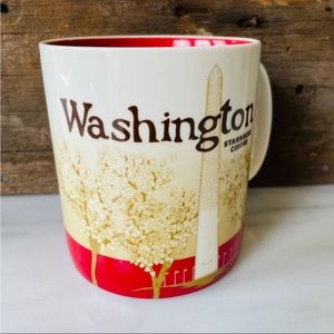 Starbucks•NWOT•2011 Washington DC Mug•Red Interior•16 fl oz Capacity ☕️